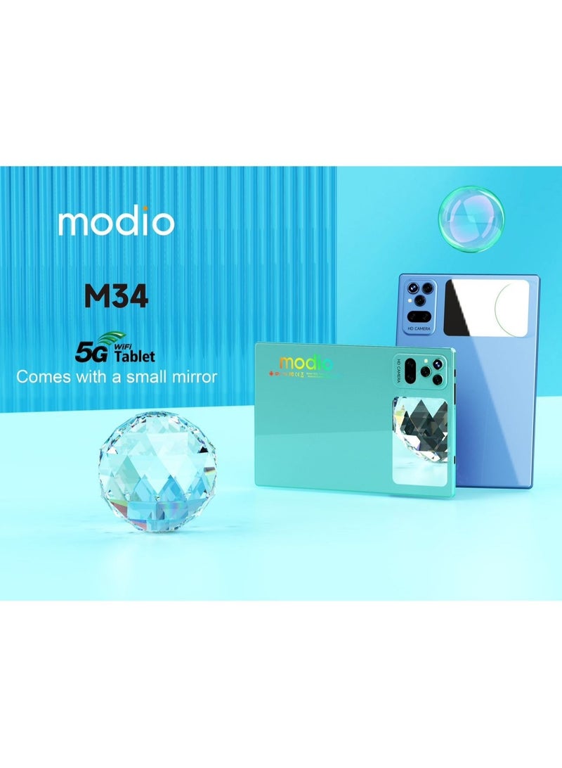 modio M34 10.1 Inch High Definition Display 8GB RAM 512GB ROM Android Tablet With Keyboard Blue - Image 2