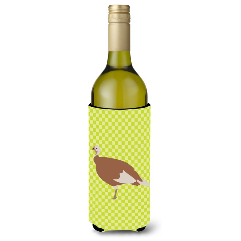 Caroline's Treasures ""Caroline's Treasures Jersey Buff Turkey Hen Green Decorative Bottle Hugger  750 ml  Multicolor""