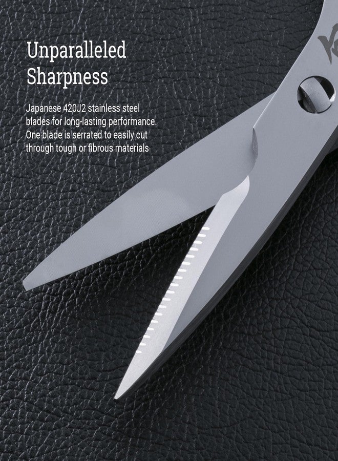 Shun Kitchen Shears, 22.6 cm, Heavy Duty Cooking Scissors, Durable 420J2 Stainless Steel, Detachable Blades for Easy Cleaning, Multi Purpose Kitchen Shears for Professional and Home Chefs - Image 4
