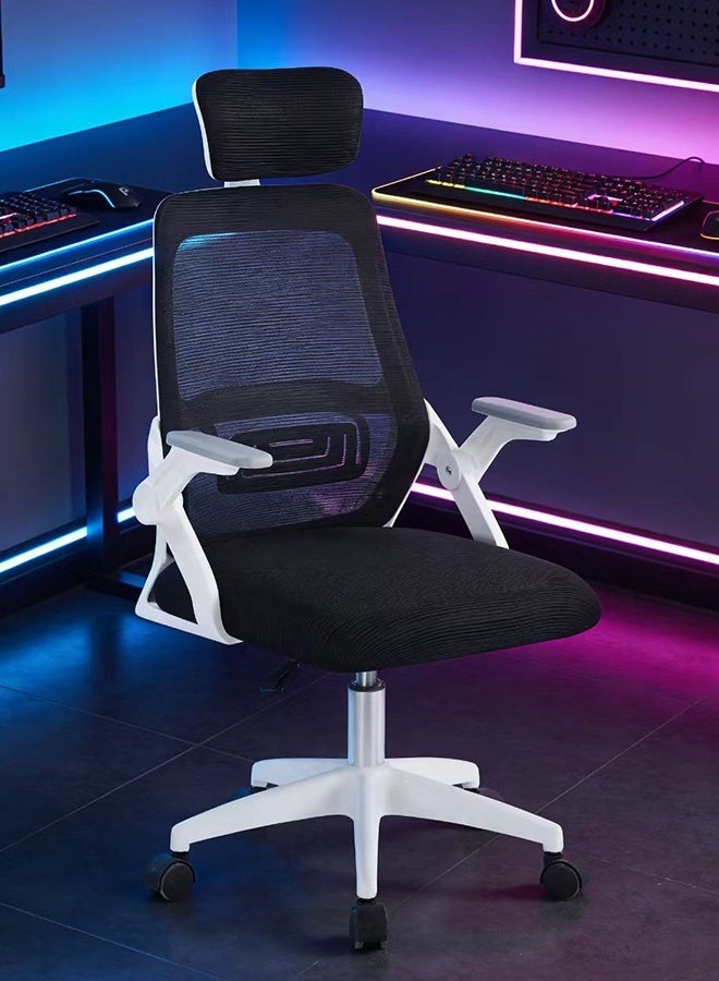 JCB CHIC Gaming Chair, Computer Chair with Fabric，Office Chair with Armrest & Adjustable Seat, Ergonomic Video Game Chair with Neck and Massage Lumbar Support - Image 1