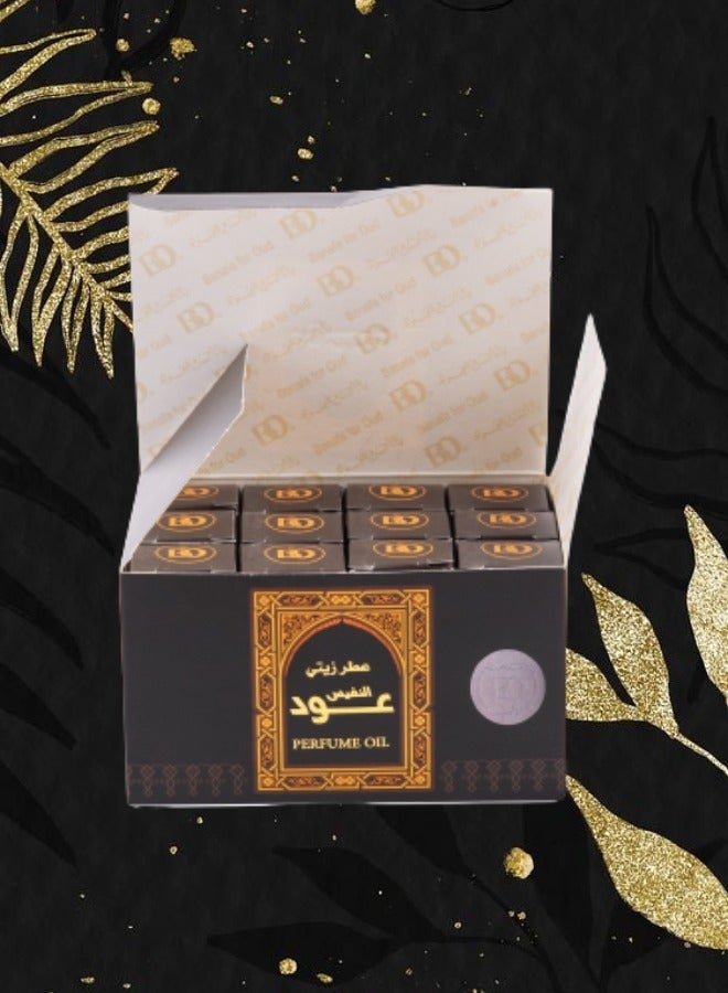 Banafa 12 Pieces Oud Al Nafis Perfume Oil 3 ml - Image 1
