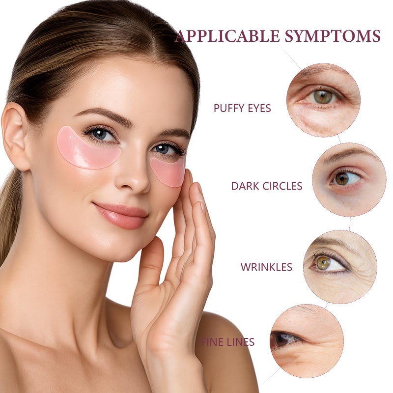 FANMIN Under Eye Mask, Under Eye Gel Pads With Collagen, Skincare Eye Patch Masks for Women and Men - Image 4