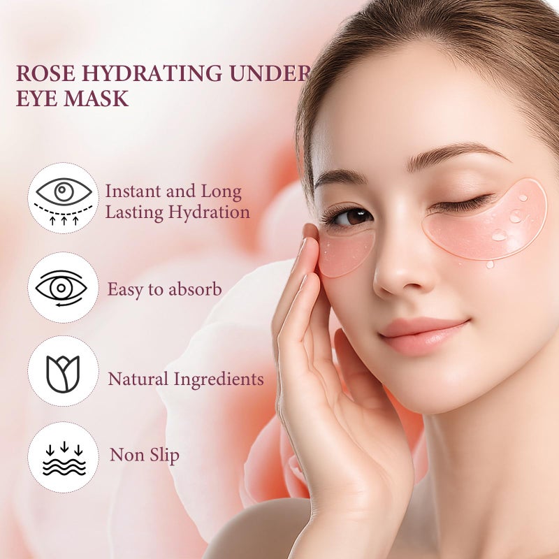 FANMIN Under Eye Mask, Under Eye Gel Pads With Collagen, Skincare Eye Patch Masks for Women and Men - Image 2
