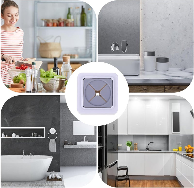 Garneck 2pcs Self-Adhesive Abs Wall Hooks Towel Holder for Kitchen and Bathroom, Plastic Tea Towel Clips, No Drilling Required, Wall-Mounted Storage Hanger - Image 5