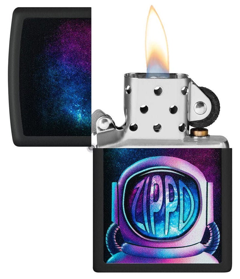 Zippo Multi Color Astronaut Design Pocket Lighter Windproof Stylish Premium Metal Body Eco Environment-Friendly Unique Stylish Travel Friendly - Image 3