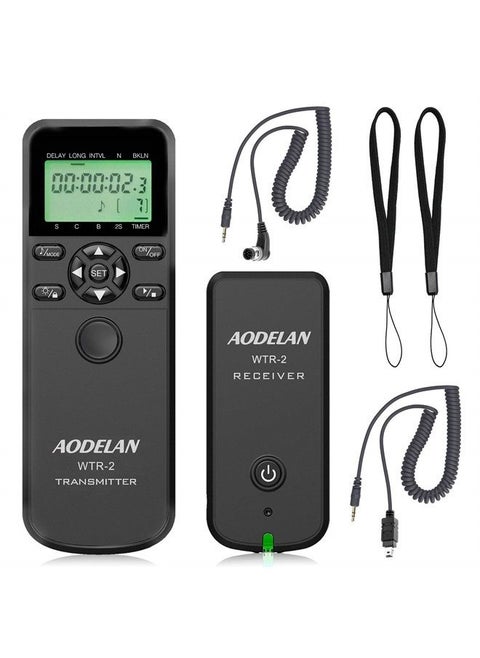 Intervalometer Remote for Nikon - Camera Wireless Timer Shutter Release Remote Control for Nikon Z6, Z7, Z9, D850, D810, D750, D7200, Coolpix P1000, P950; Replaces Nikon MC-DC2, MC-30, MC-36A