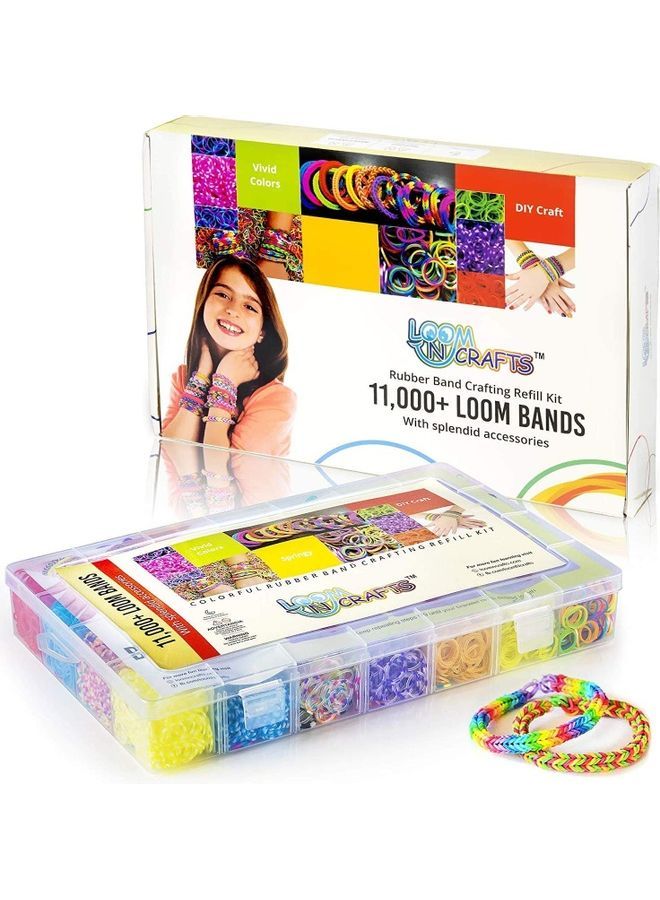 NIBEMINENT 11900-Piece Rubber Band Bracelet Kit Set - Image 2