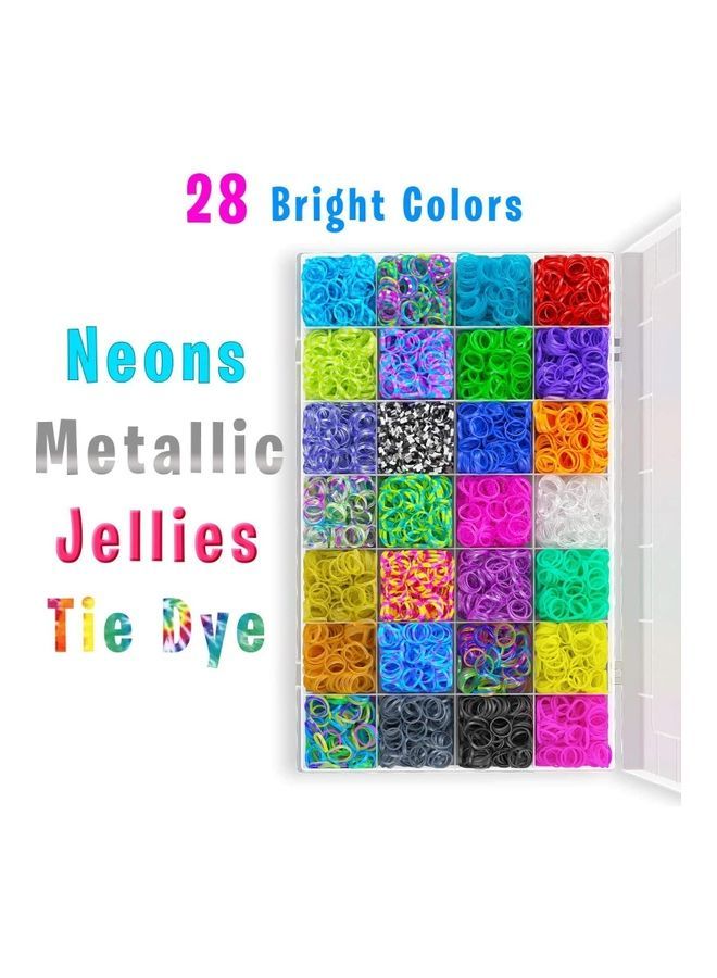 NIBEMINENT 11900-Piece Rubber Band Bracelet Kit Set - Image 4