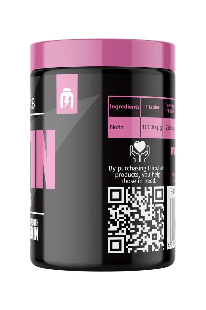Hiro.Lab Biotin 10mg 120 Tablets - Image 2