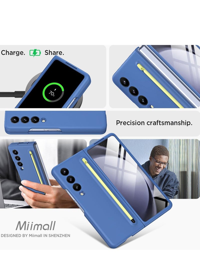 Generic - FOCUS Case For Samsung Galaxy Z Fold 3 Case With Pen Holder And Hinge Protection, Built In Screen Protector, Z Fold 3 Cases With Pen - Image 1