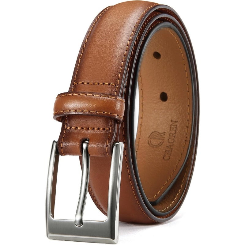 CHAOREN Mens Belts Leather 1 1/8" for Gift Men - Perfect Companion to Mens Dress Shoes - Image 1