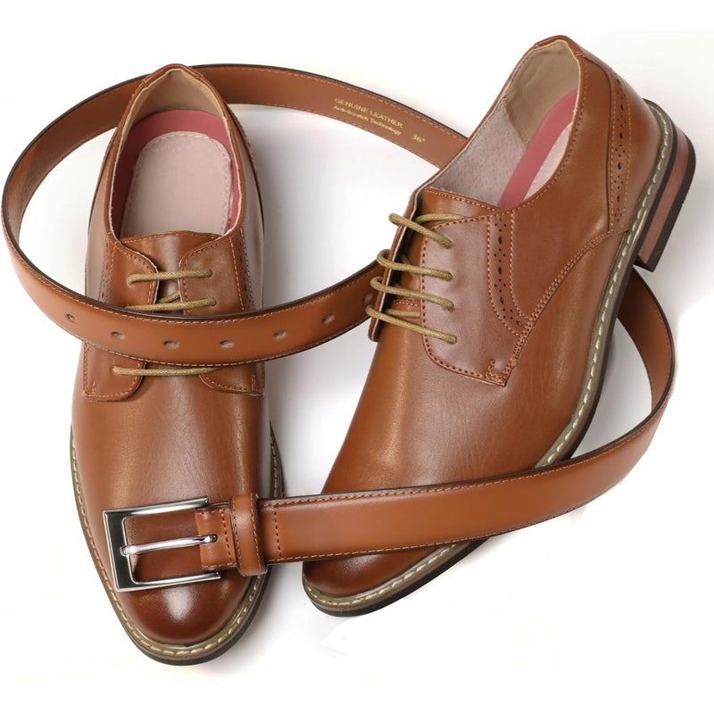 CHAOREN Mens Belts Leather 1 1/8" for Gift Men - Perfect Companion to Mens Dress Shoes - Image 3
