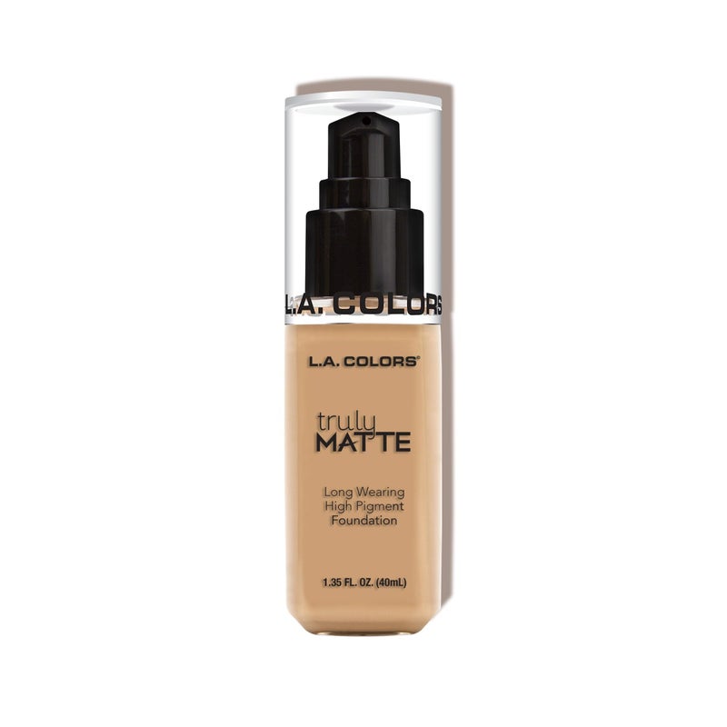 L.A. COLORS Truly Matte Foundation, Natural CLM352 - Image 1