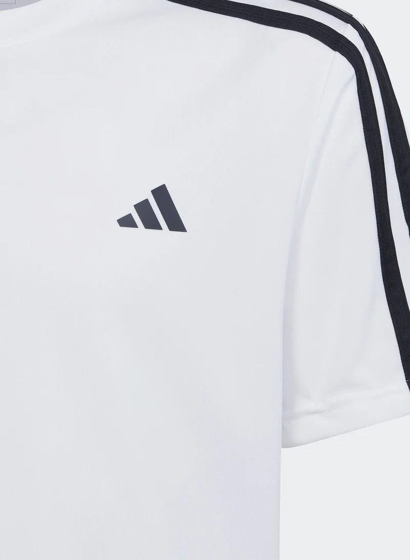 Adidas Kids 3 Stripe Train Essential Aeroready Set