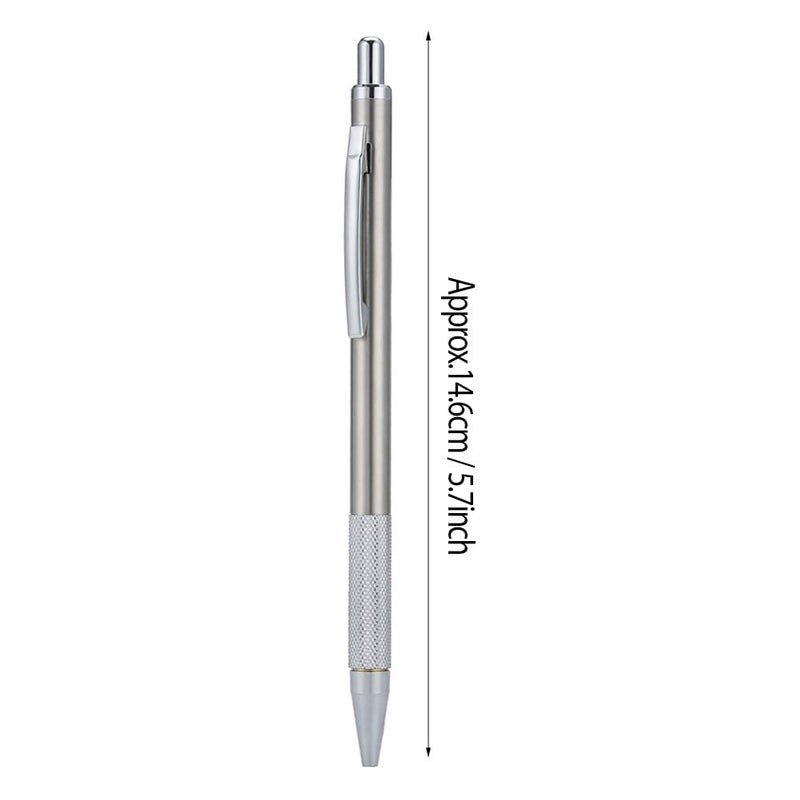 Walfront Wal front 2 Colors Jewelry Glass Carbide Cutter Scriber Metal Cutting Lettering Pen Engraver Glass Cutting Tool(Silver) - Image 2