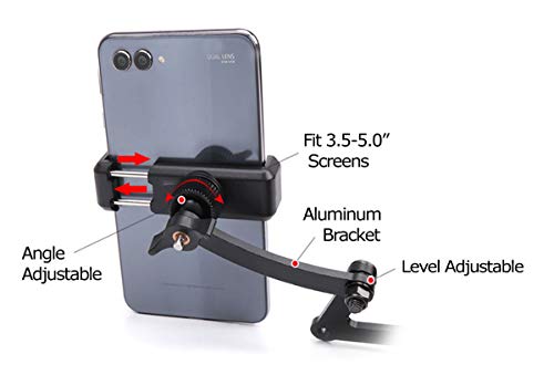 iJDMTOY Behind Tachometer Mount Smart Phone GPS Mounting Holder Kit Compatible with Mini Cooper Gen2 R55 R56 R60 R61 360Degree Rotatable - Image 3