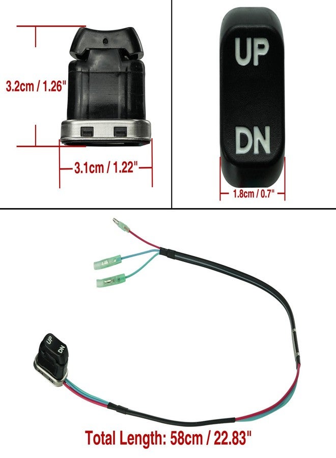 gradora Power Boat Tilt Trim Switch Replacement for Mer-cury Mariner Outboard Remote Control Box 87-18286A43 87-18286A26 87-16991A1 87-18286A2 - Image 3