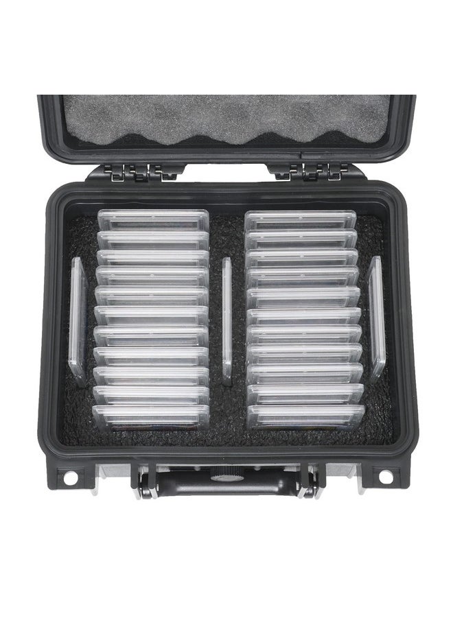 Case Club - 2541 Graded Card Slab Carrying Case Slotted Storage Fits Psa/Bgs/Fgs/Sgc Graded Slabs Sports/Trading Collector Box For Graded Cards Travel Holder For Slabs/Sleeves/Loose Cards - Image 1