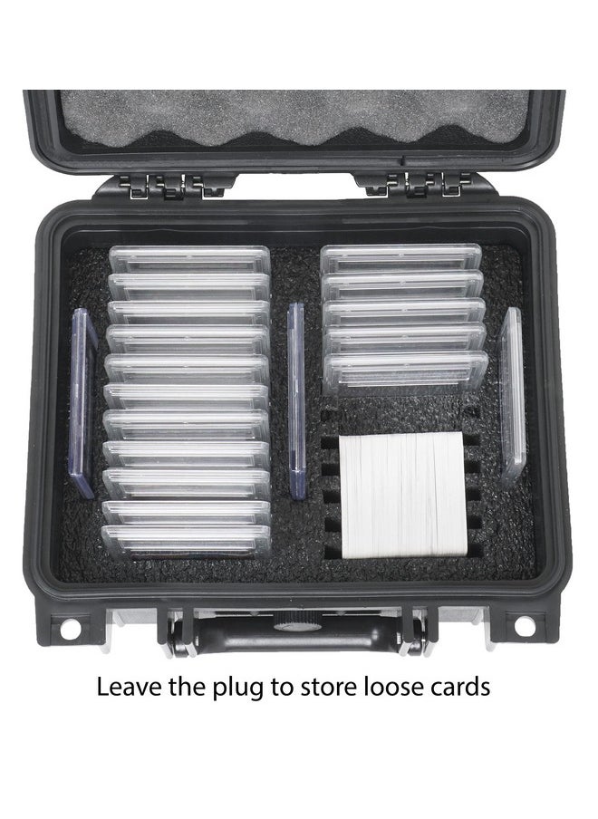 Case Club - 2541 Graded Card Slab Carrying Case Slotted Storage Fits Psa/Bgs/Fgs/Sgc Graded Slabs Sports/Trading Collector Box For Graded Cards Travel Holder For Slabs/Sleeves/Loose Cards - Image 1