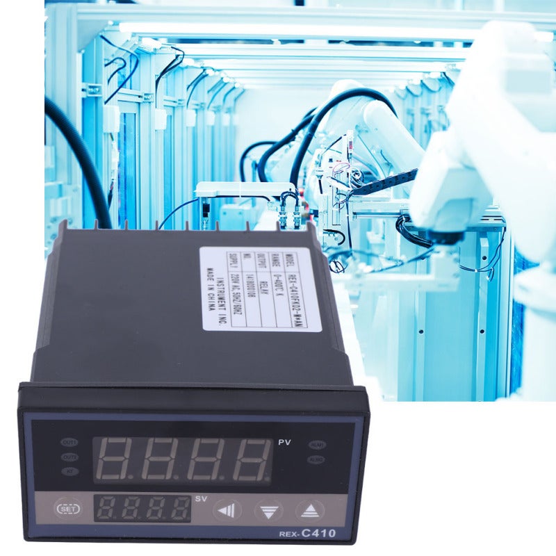 PID Temperature Controller REX-C410 AC220V SSR Relay Output Mode - Rapid Temperature Control K-Type Thermocouple Input for Electricity Chemicals Injection Molding - Image 4