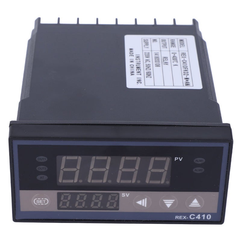 PID Temperature Controller REX-C410 AC220V SSR Relay Output Mode - Rapid Temperature Control K-Type Thermocouple Input for Electricity Chemicals Injection Molding - Image 1