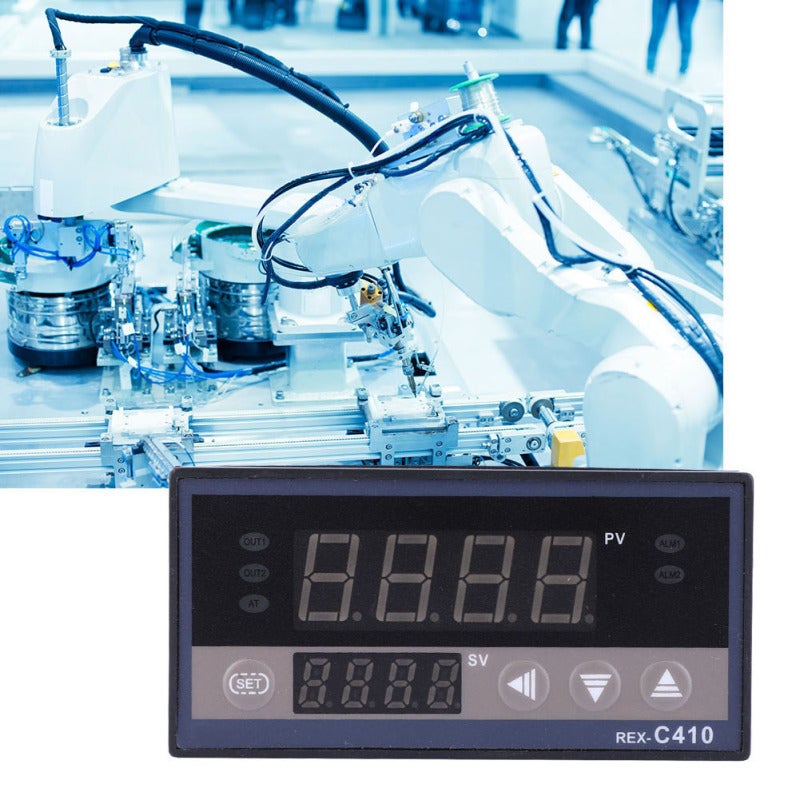 PID Temperature Controller REX-C410 AC220V SSR Relay Output Mode - Rapid Temperature Control K-Type Thermocouple Input for Electricity Chemicals Injection Molding - Image 3