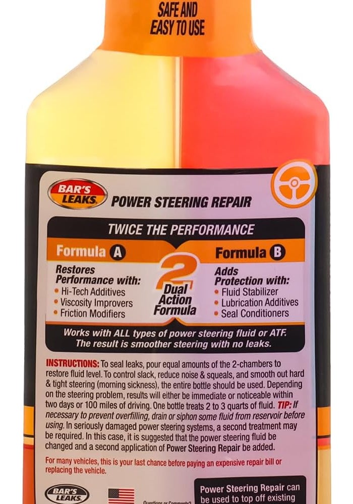 Bar's Leaks High Mileage Power Steering Repair - 16 oz Dual Action Formula - Image 2