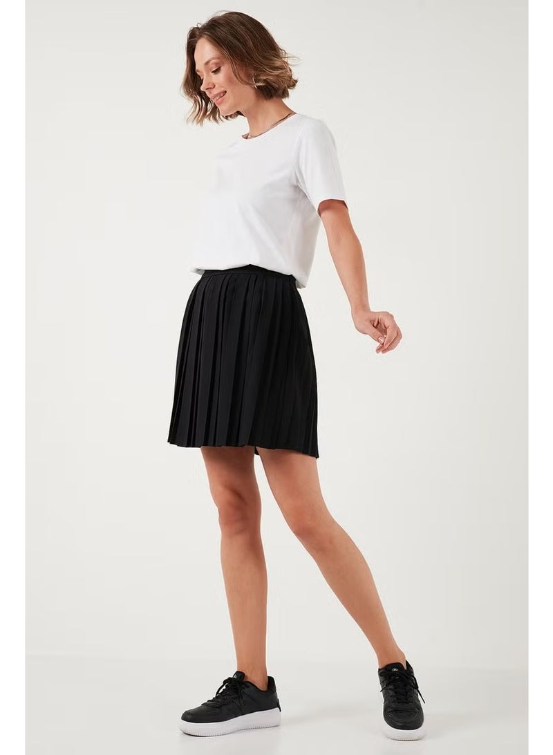 Lela Standard Fit Pleated Mini Skirt Women's Skirt 611ET0105 - Image 1