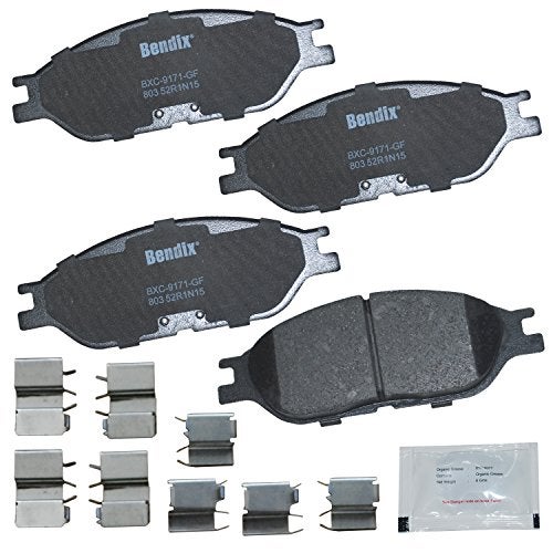 Bendix Priority1 CFC803 Ceramic Front Brake Pads for Ford Windstar 2003-1999 - Image 2