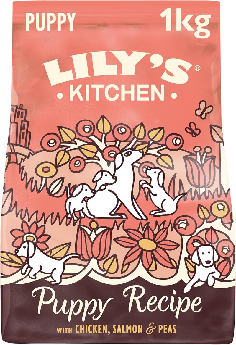 Lily's Kitchen Puppy Recipe with Chicken, Salmon & Peas Dry Food - 1KG - Image 1