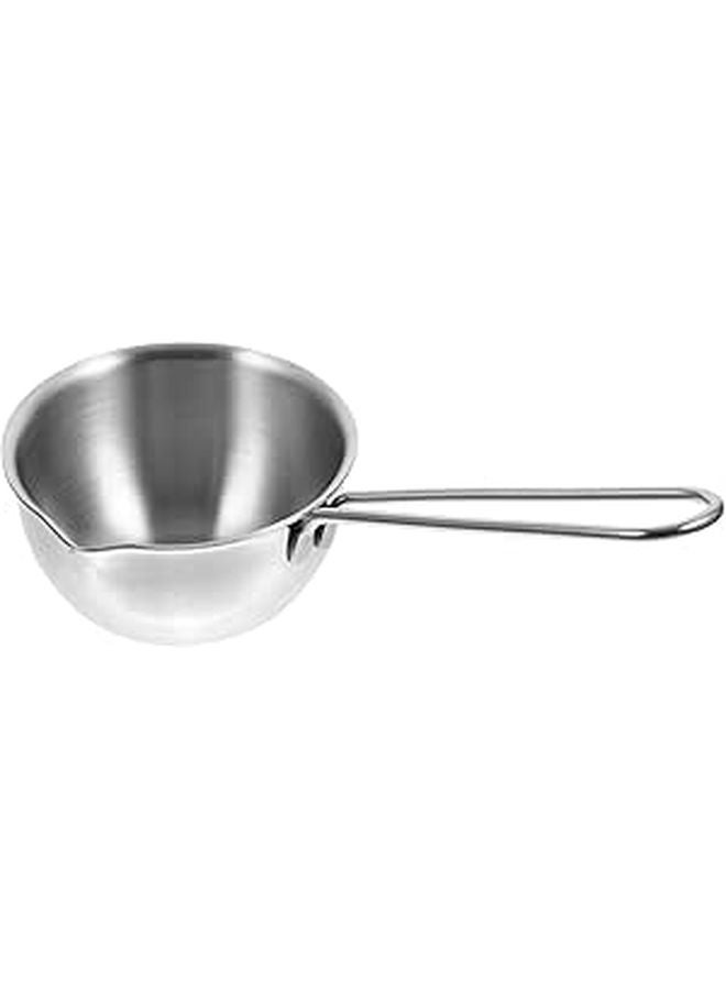304 Stainless Steel Mini Saucepan 150ml With Measurement Scale For Kitchen Stovetop Cooking - Image 1