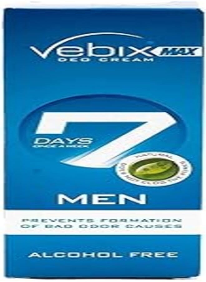Vebix Vebix deodorant cream max for men active , 25ml 