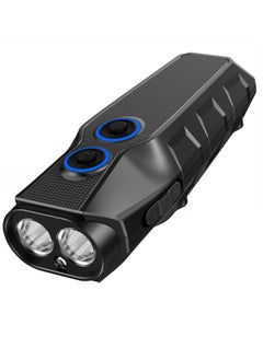 Dog Barking Control Devices, Dual Sensor Ultrasonic Dog Barking Deterrent 3 Frequency Dog Trainer Anti Barking Device With LED Flashlight, 16.4 Ft Range Safe For Human And Dog, Rechargeable, Black