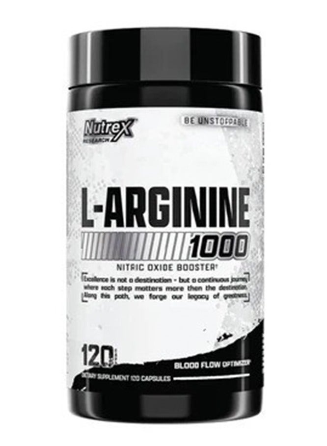 نورتكس ريسيرش كبسولات إل-أرجينين 1000 120 كبسولة - Image 1