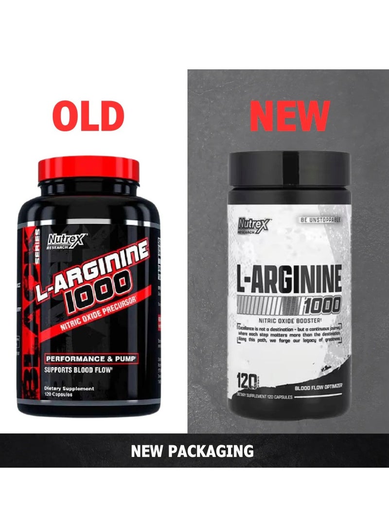نورتكس ريسيرش كبسولات إل-أرجينين 1000 120 كبسولة - Image 2