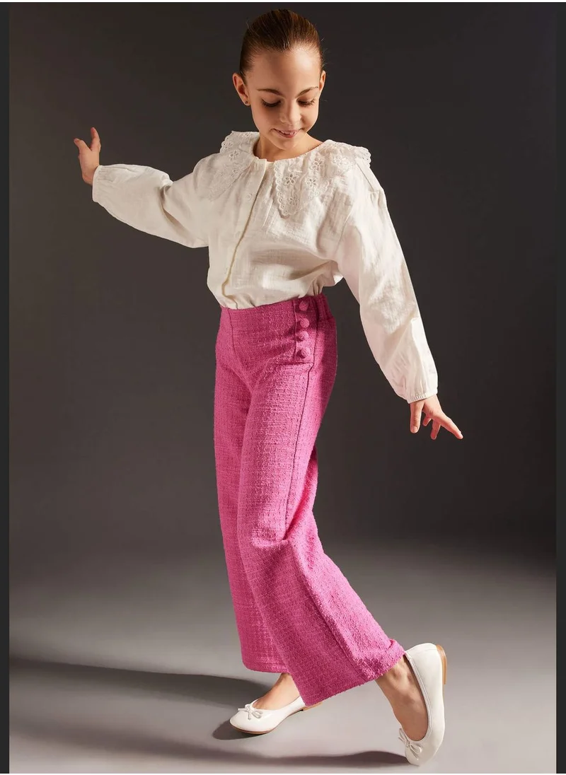 DeFacto Girl Wide Leg Knitted Trousers