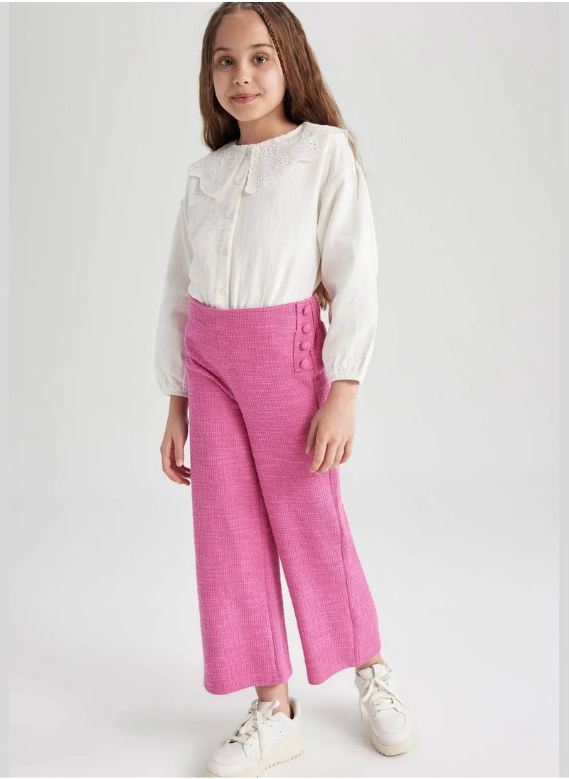 DeFacto Girl Wide Leg Knitted Trousers