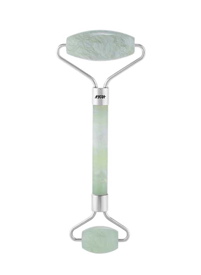 NIBEMINENT Face Massage Rollers Green Jade - Image 1