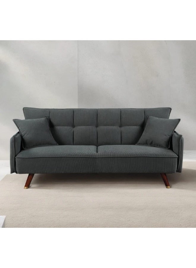 Modern Velvet Sofa Bed - Image 3