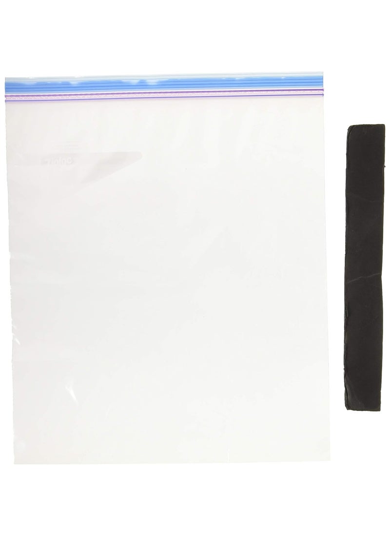 Ziploc Ziploc 682254 Commercial Resealable Freezer Bag Zipper 2gal 13 x 15 12 Clear 100Carton 