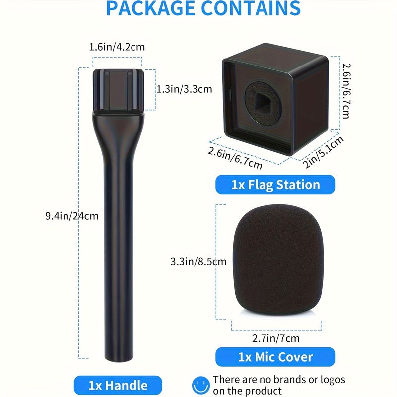 حامل ميكروفون DJI متعدد الألوان، قبضة يدوية لنظام الميكروفون اللاسلكي - Image 2