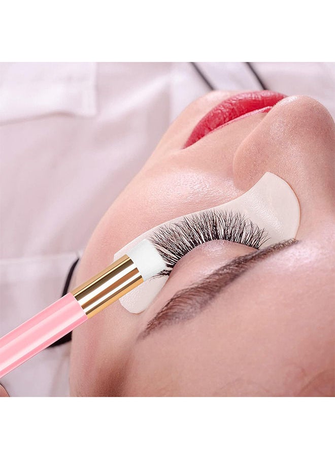 Ant Lash Shampoo Brushes, Nose Pore Deep Cleaning Brushes, Peel Off Blackhead Brush Remover Tool, Facial Cleansing Brushes, Eyelash Extensions Cleanser Brushes, Cleaning Brush for Salon( 2Pcs White Pink)  - Image 4