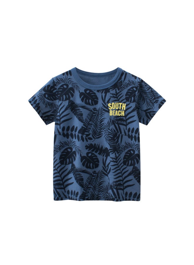 Children's Clothing New Summer Models Kidsren's Clothing Short-sleeved Pure Cotton T-shirts For Small And Medium-sized Kidsren Thin Style Baby Clothes