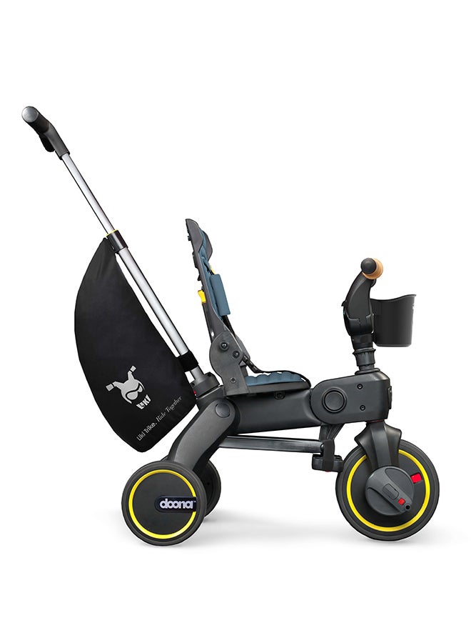 Doona دونا ليكي ترايك S5، دراجة ثلاثية مميزة 5 في 1 للسفر وسكوتر، تصميم قابل للطي بسهولة مع مقبض دفع للوالدين، مظلة شمسية وحقيبة سفر، للأطفال من 10 أشهر إلى 3 سنوات، أزرق محيطي - Image 3