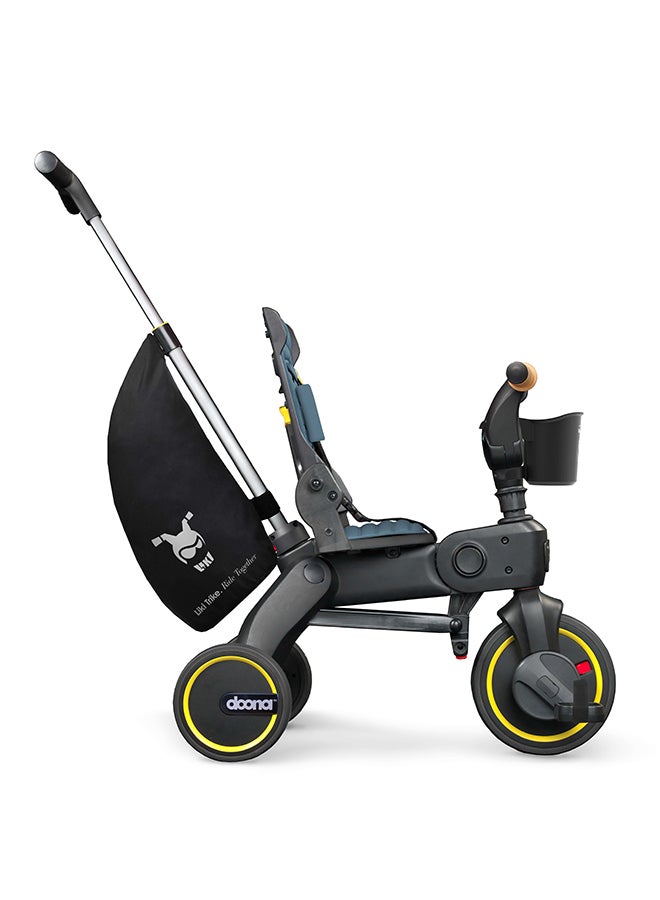 Doona دونا ليكي ترايك S5، دراجة ثلاثية مميزة 5 في 1 للسفر وسكوتر، تصميم قابل للطي بسهولة مع مقبض دفع للوالدين، مظلة شمسية وحقيبة سفر، للأطفال من 10 أشهر إلى 3 سنوات، أزرق محيطي - Image 4