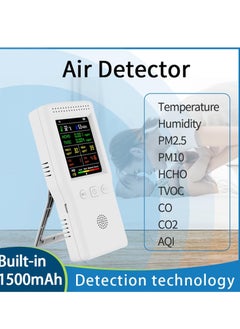 General 9 in 1 Air Quality Detector LCD Display PM2.5 PM10 HCHO TVOC CO CO2 Temperature and Humidity Multifunctional Air Quality Monitor  - Image 2