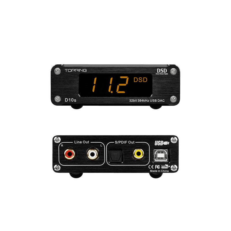 Mini Usb Dac: Black, Hard Decode Dsd64-Dsd256, Support 16Bit-32Bit/44.1-384Khz Pcm, Xmos Xu208 Interface, Sync On/Off With Computer, Led Format Indicator - Op Amp Socket, High-Resolution Audio Device - Image 4
