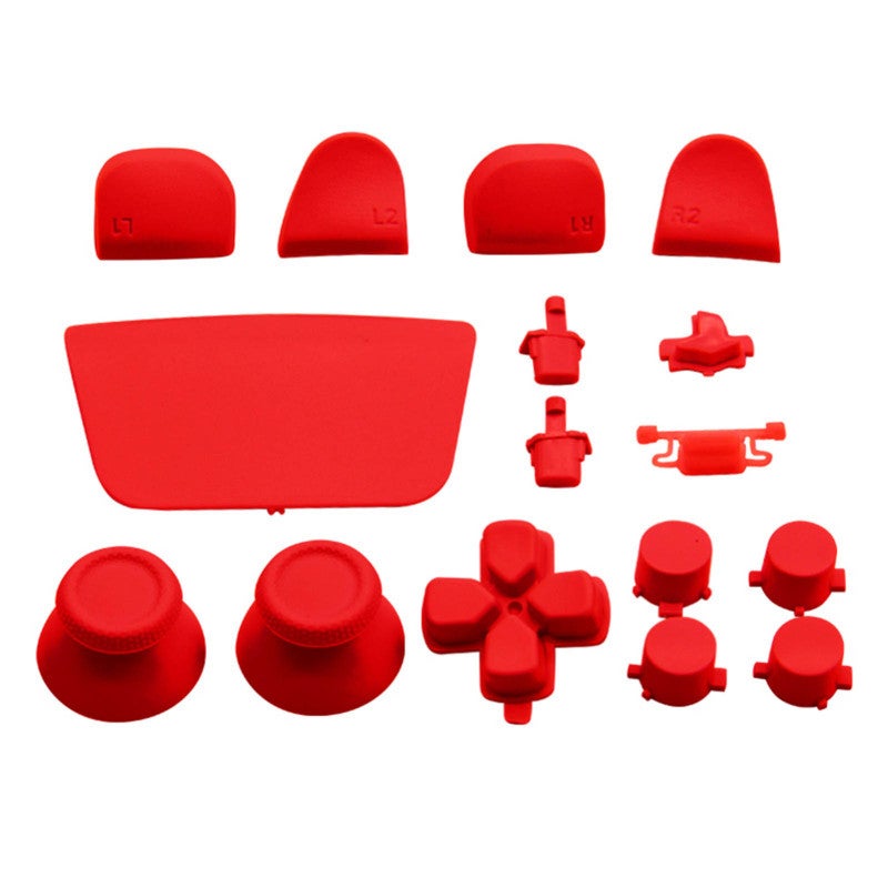 PS5 Controller Replacement Buttons 16 In 1 Multifunctional Gamepad Accessory - Precise Operation Red For Personalized Gaming - Image 1