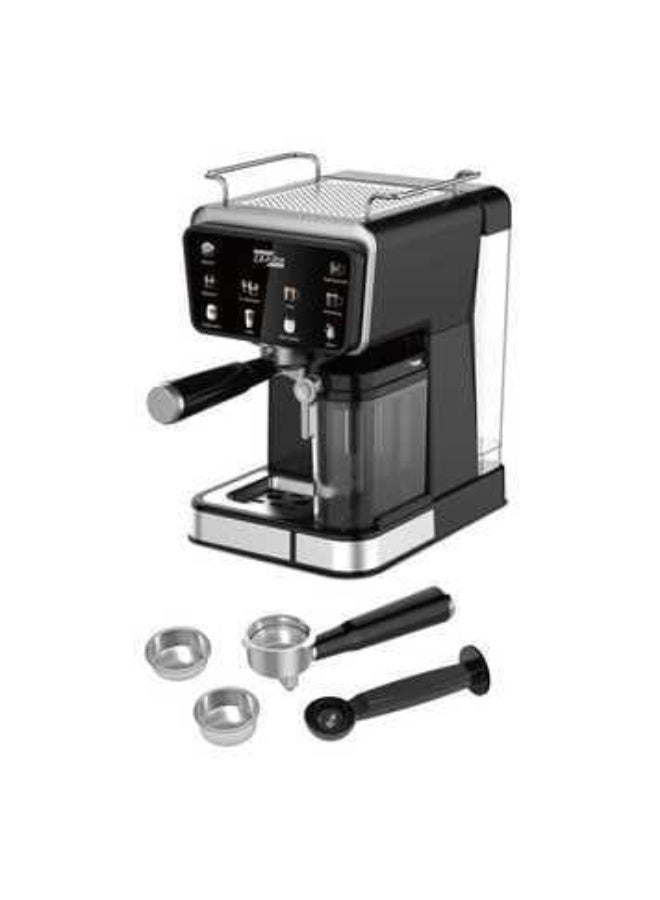 5-in-1 Espresso Coffee Machine with Milk Frother, 20 Bar Pressure, Touch Panel Hot & Cold Brew Latte & Cappuccino Maker, 1350W Barista Coffee Machine - Image 4