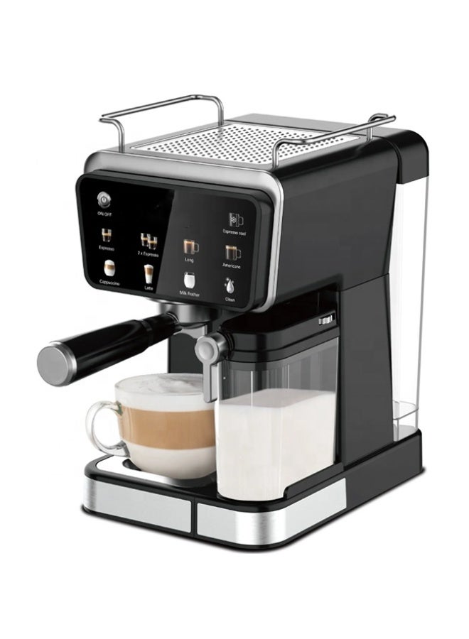 5-in-1 Espresso Coffee Machine with Milk Frother, 20 Bar Pressure, Touch Panel Hot & Cold Brew Latte & Cappuccino Maker, 1350W Barista Coffee Machine - Image 2